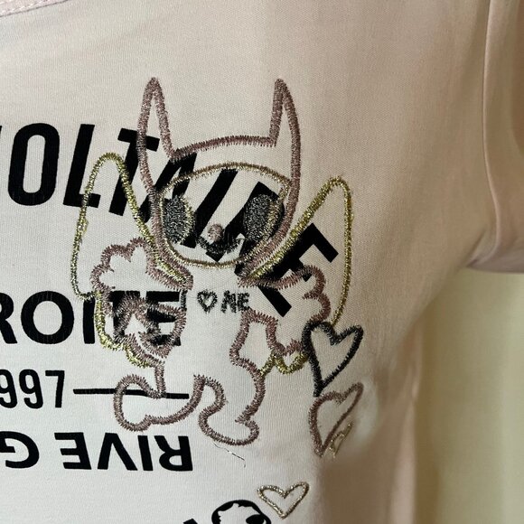 Zadig & Voltaire T-shirt  Woop Insignia Size Medium - Picture 5 of 9